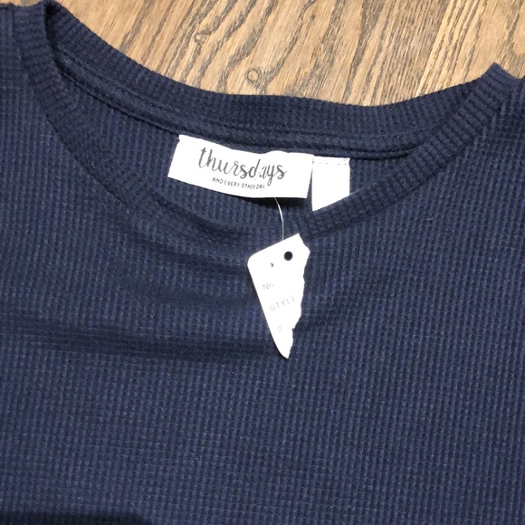 Thursdays waffle top - Picture 5 of 6